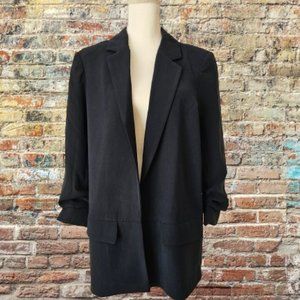 TRUTH BY REPUBLIC WOMEN 3/4 SLEEVE OPEN FRONT CARDIGAN BLAZER - SIZE LARGE